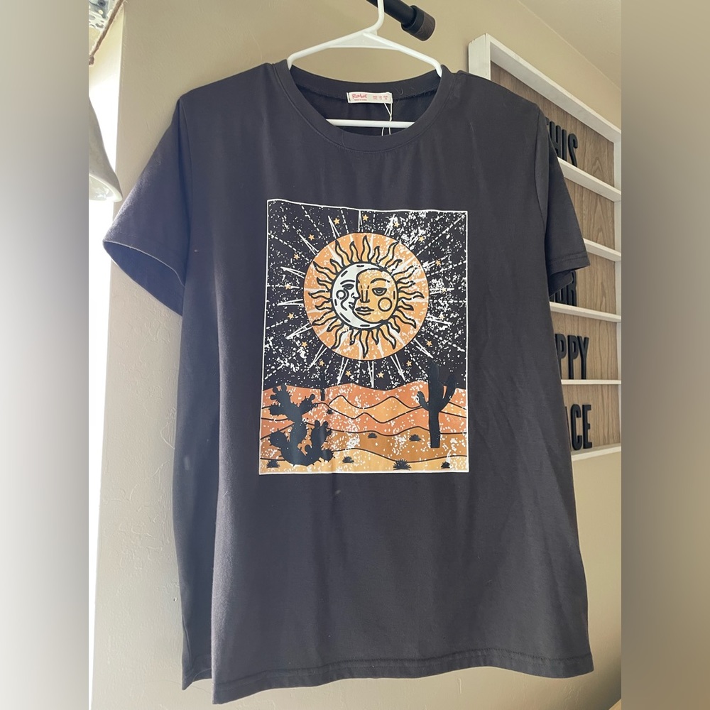 sun and moon tshirt